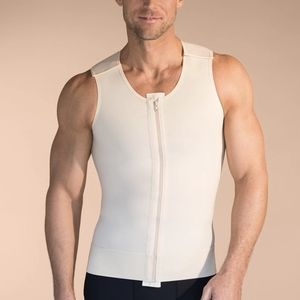 MARENA Recovery Men's Compression Vest Post-Surgical Support  M Beige